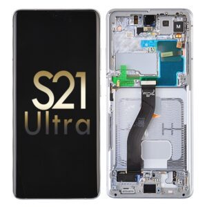 החלפת מסך LCD+מגע מקוריים Samsung Galaxy S21 Ultra סמסונג