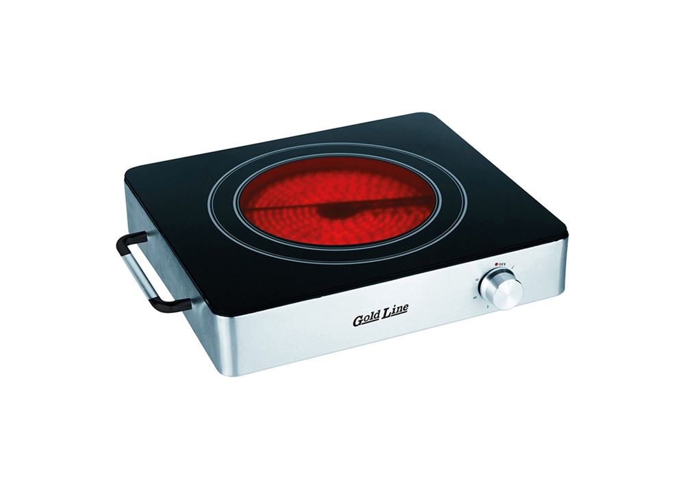 כירה חשמלית קרמית יחיד גולד ליין