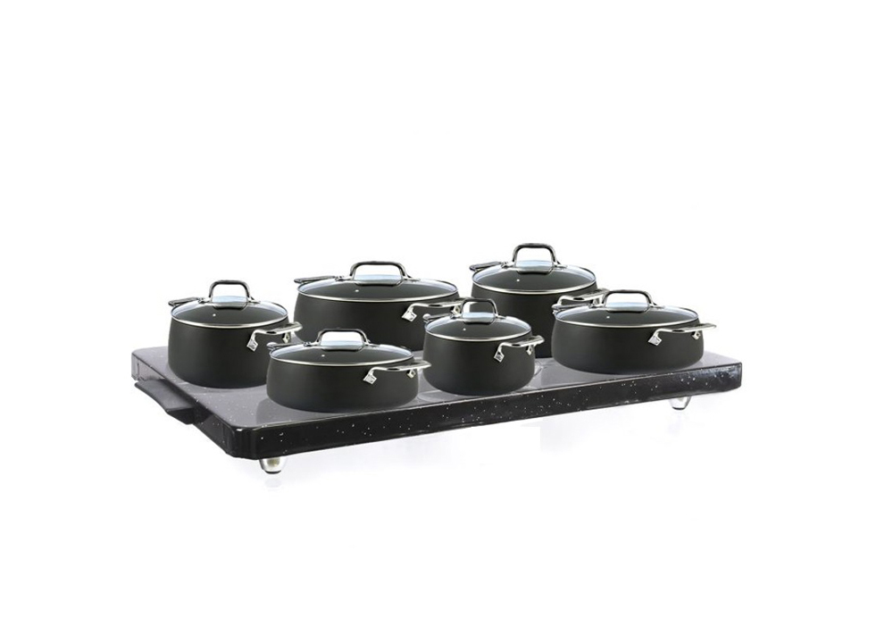 פלטה שבת 6 סירים ׳׳בראשית׳׳ XL גולד ליין